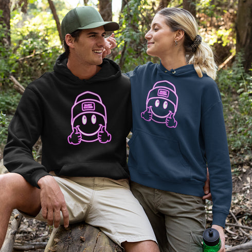 Introducing the ultimate companion for your outdoor adventures – the Happy Camper Hoodie! Designed with the enthusiastic explorer in mind, this hoodie is not just a piece of clothing; it's a declaration of joy and positivity in the great outdoors.